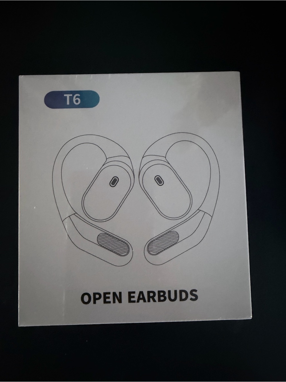 T6 Open Earbuds Wireless Headphones - White